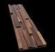 6 PCS Interlocking Ancient Boat Wood Wall Backsplash 3D Natural Wooden Pattern Panel Mosaic Tile DQ127 - My Building Shop