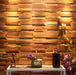 6 PCS Interlocking Natural Wood Mosaic Backsplash Tile 3D Wooden Pattern Panel Wall Tiles DQ119 - My Building Shop