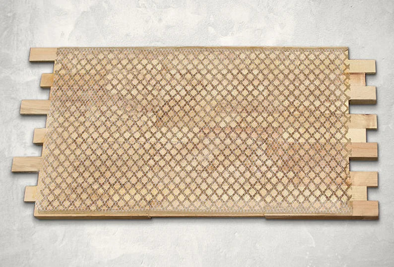6 PCS Natural Wood Wall Tile 3D Solid Wooden Pattern Panel Backsplash Mosaic DQ137 - My Building Shop