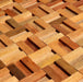 11 PCS Ancient Boat Solid Wood Moaic Natural Wooden Panel Wall Backsplash Tile DQ143 - My Building Shop