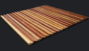 6 PCS Natural Solid Wood Mosaic Tile Backsplash 3D Wooden Pattern Panel Wall Tiles DQ105 - My Building Shop