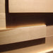 4 PCS Brick Interlocking Oak Wood Wall Tile Backsplash 3D Solid Wooden Mosaic Pattern Panel DQ093 - My Building Shop