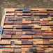 11 PCS Ancient Boat Wood Mosaic 3D Pattern Panel Solid Wooden Wall Tile Backsplash DQ075 - My Building Shop
