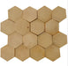11 PCS Hexagon Wood Pine Tile Backsplash 3D Pattern Panel Pine Wooden Mosaic Wall Tiles DQ010 - My Building Shop