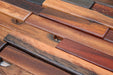 6 PCS Subway Brick Ancient Boat Wood Mosaic 3D Wooden Pattern Panel Backsplash Wall Tile DQ051 - My Building Shop