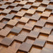 11 PCS Natural African Teak Solid Wood Tile 3D Pattern Panel Wooden Mosaic Wall Tiles DQ032 - My Building Shop