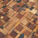 11 PCS Natural Ancient Old Boat Wood Tile Backsplash 3D Pattern Panel Wooden Mosaic Wall Tiles DQ021 - My Building Shop