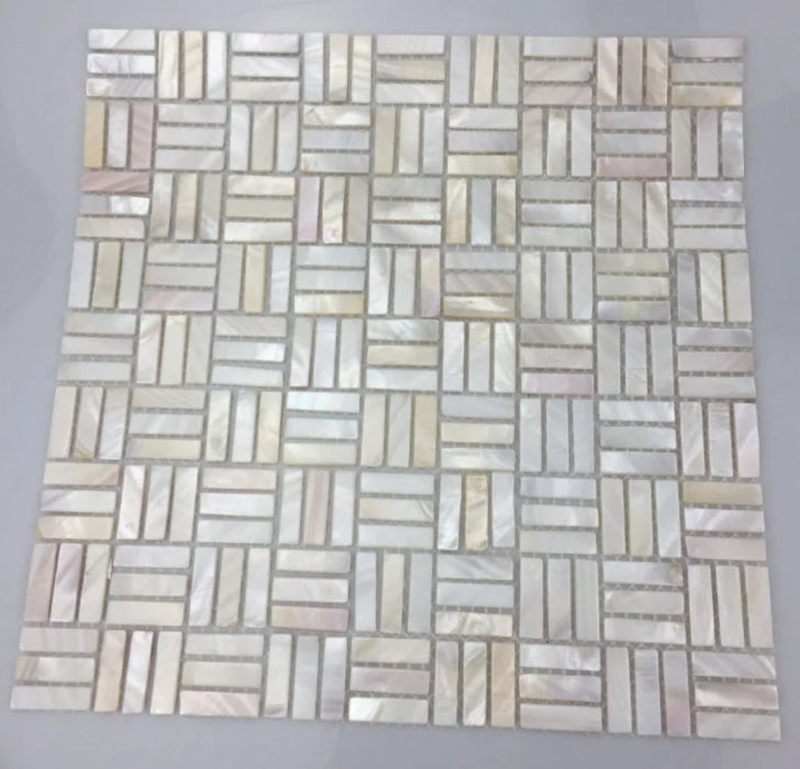 2mm Thickness White Mother Of Pearl Tile Kitchen Backsplash Bathroom Shell Mosaic MOPSL005 - My Building Shop