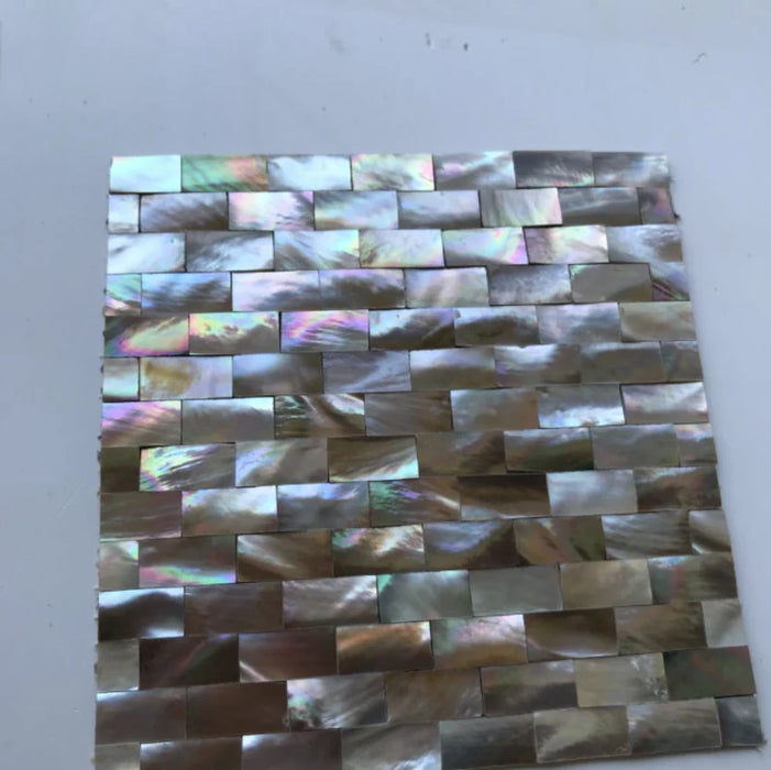 2mm Thickness Seamless Brick Penguin Shell Mosaic Mother Of Pearl Tile Backsplash Kitchen Bathroom Wall Tiles MOPSL042 - My Building Shop