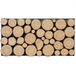 6 PCS China Fir Wood Wallboard 3D Round Wooden Mosaic Backsplash Wall Tile DQ173 - My Building Shop